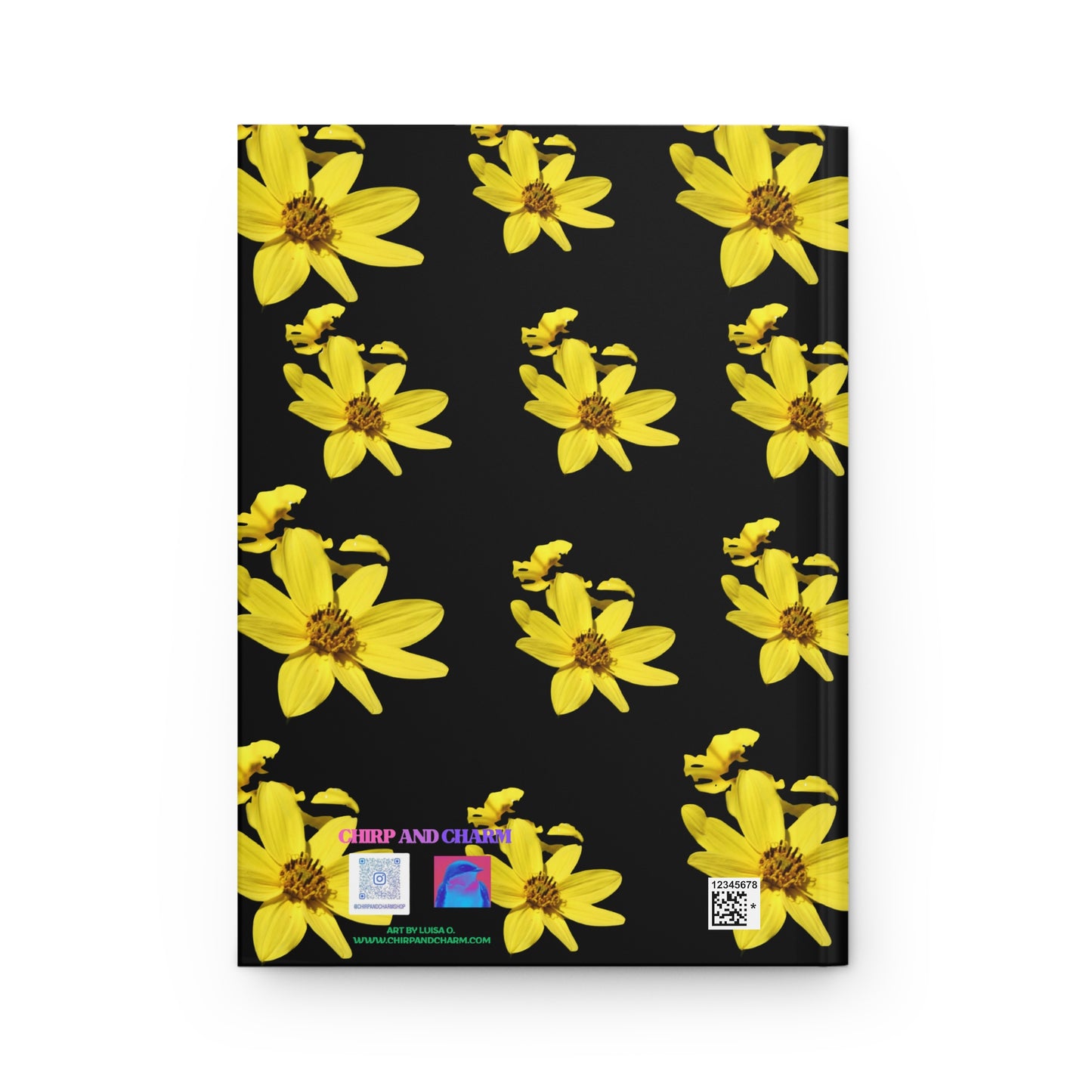 Sunflowers at Night Journal-Floral Notebook
