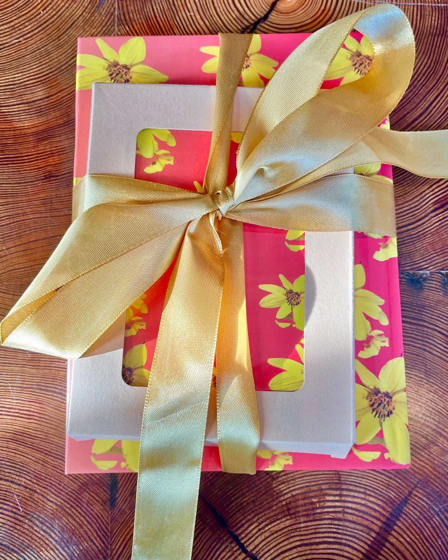 Sunflowers at Sunset Journal and 6 Folded Card Set.