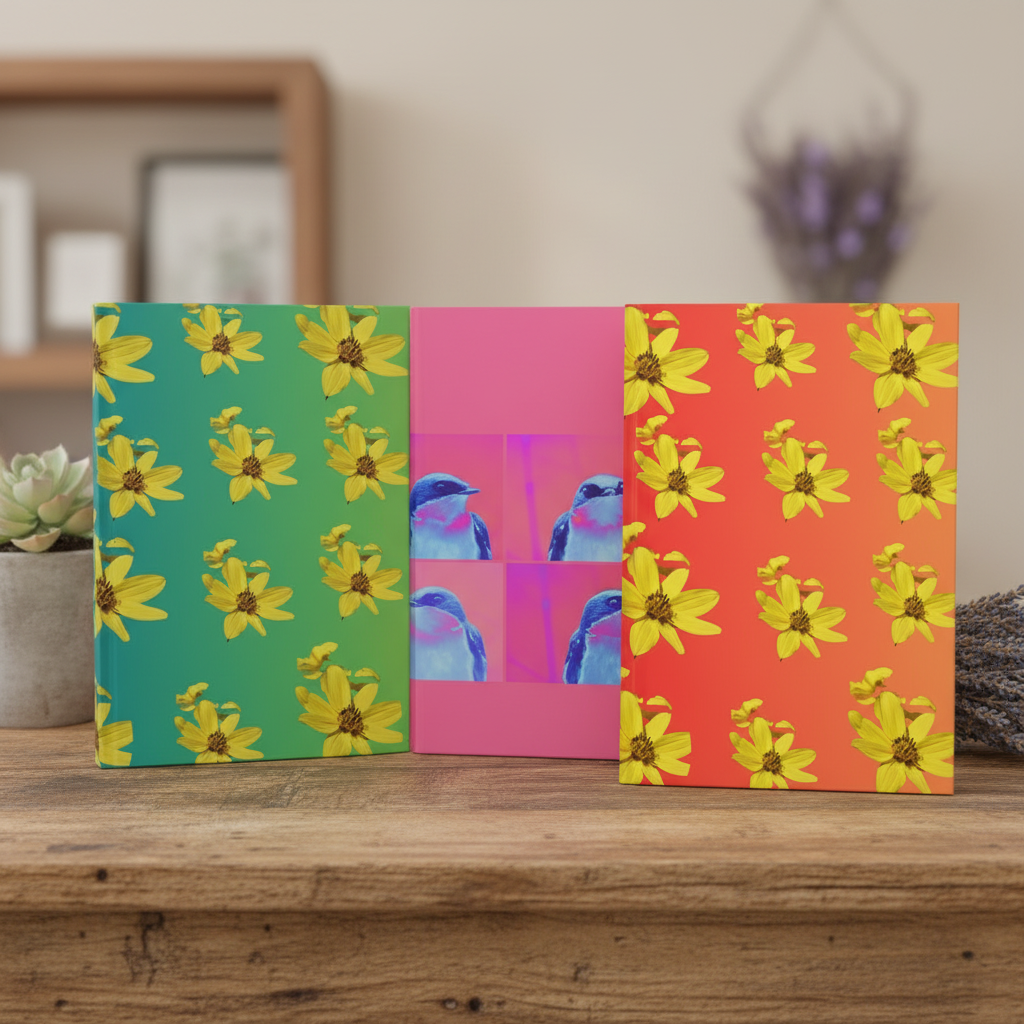 Chirp and Charm Three Journal Display